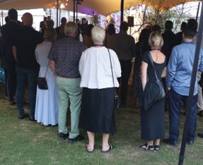 Guests at the 10 Clive Road event