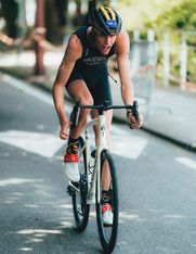 Caleb Wagener cycling