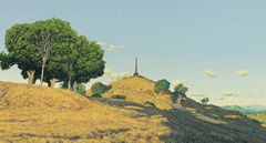 Painting: Maungakiekie / One Tree Hill